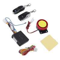 BOROCO Motorbike Anti-Theft Alarm Kit Jednosměrné dálkové ovládání Vodotěsné Univerzální 12V